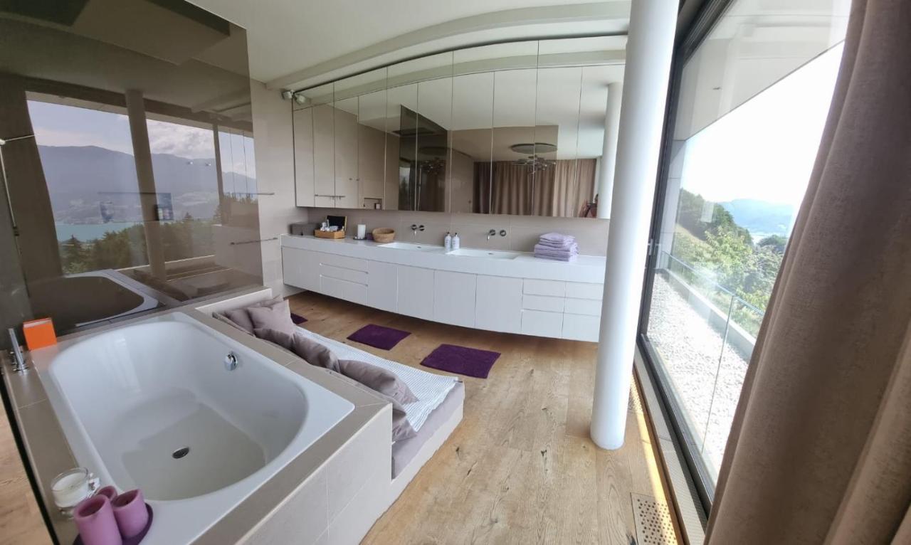 Attersee Luxury Design Villa With Dream Views, Large Pool And Sauna Нусдорф-ам-Аттерзе Екстер'єр фото